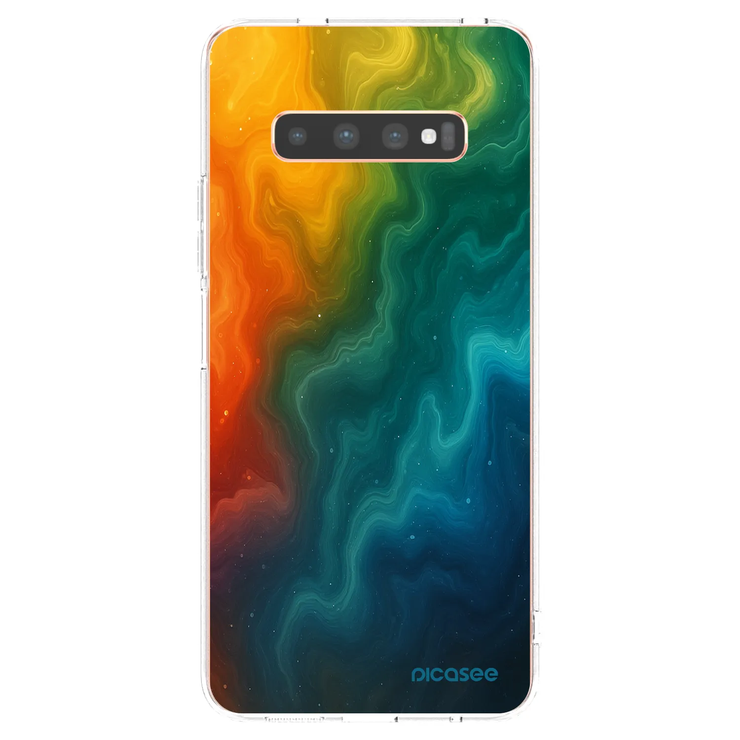 Picasee silikonový průhledný obal pro Samsung Galaxy S10 Plus G975 - Solar
