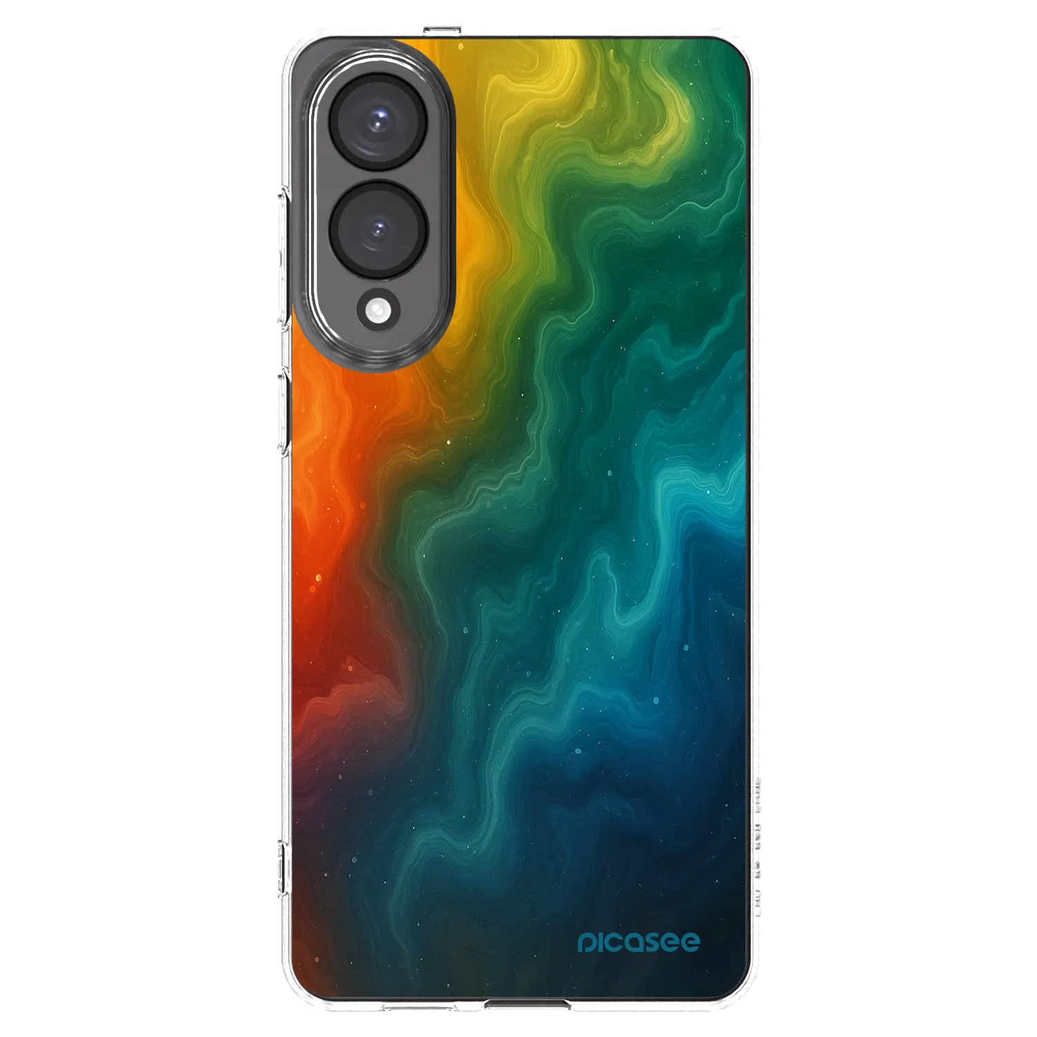 Picasee silikonový průhledný obal pro Samsung Galaxy S25 Edge 5G - Solar