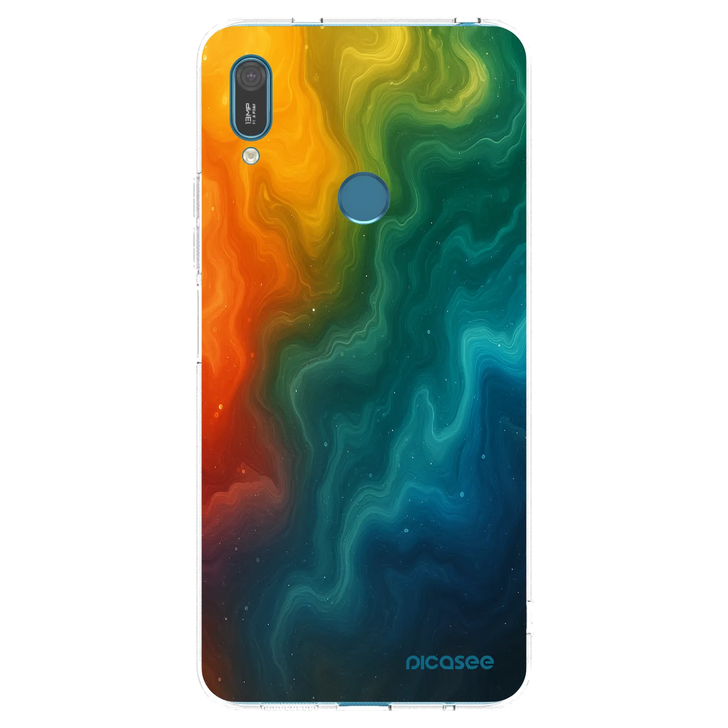 Picasee silikonový průhledný obal pro Huawei Y7 2019 - Solar