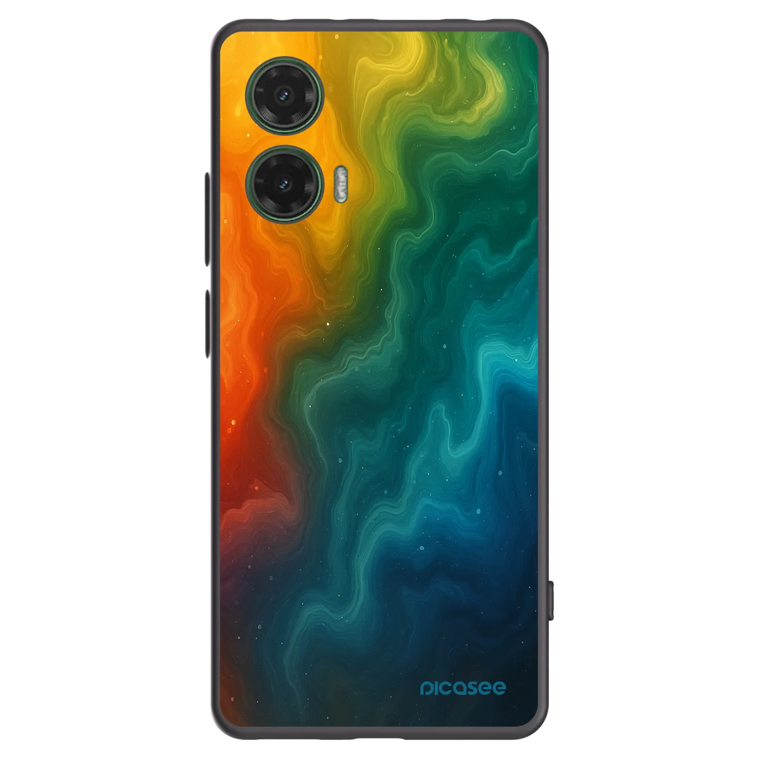 Picasee silikonový černý obal pro Motorola Moto G35 5G - Solar