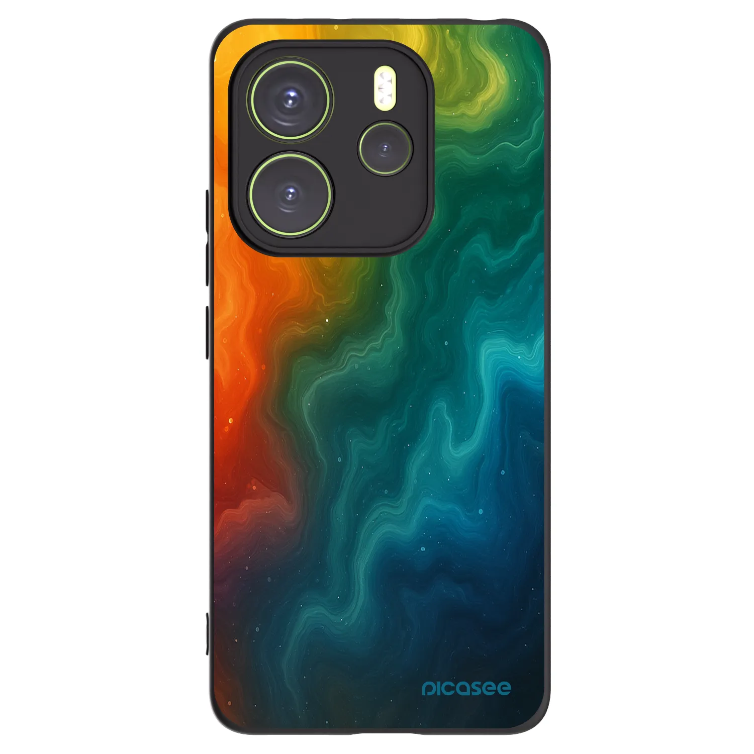 Picasee silikonový černý obal pro Xiaomi Redmi Note 14 4G - Solar