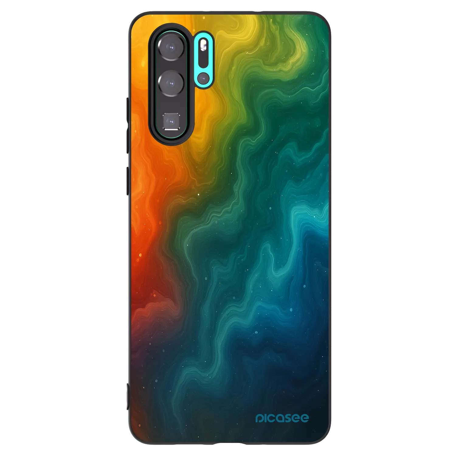 Picasee silikonový černý obal pro Huawei P30 Pro - Solar