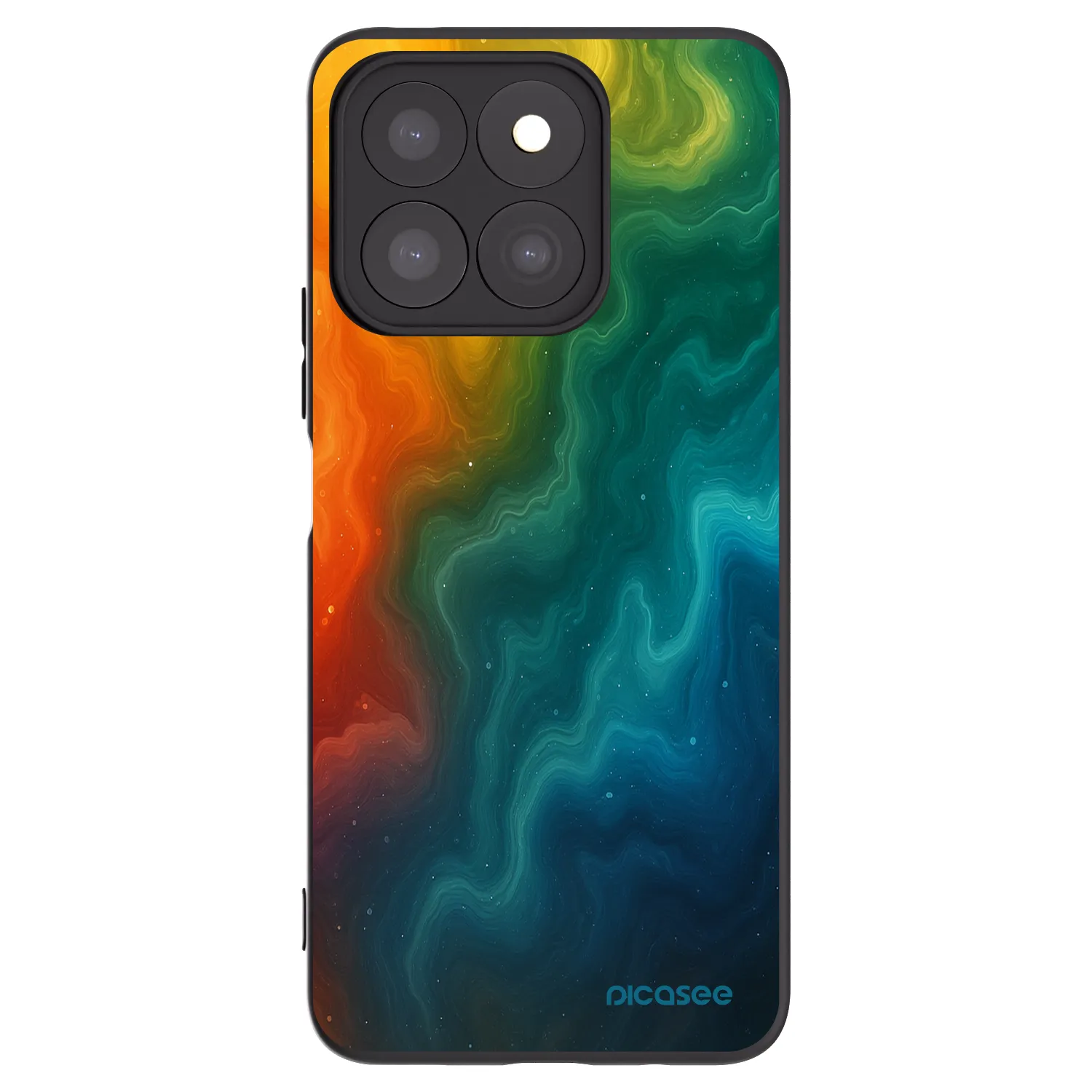 Picasee silikonový černý obal pro Honor X8c - Solar