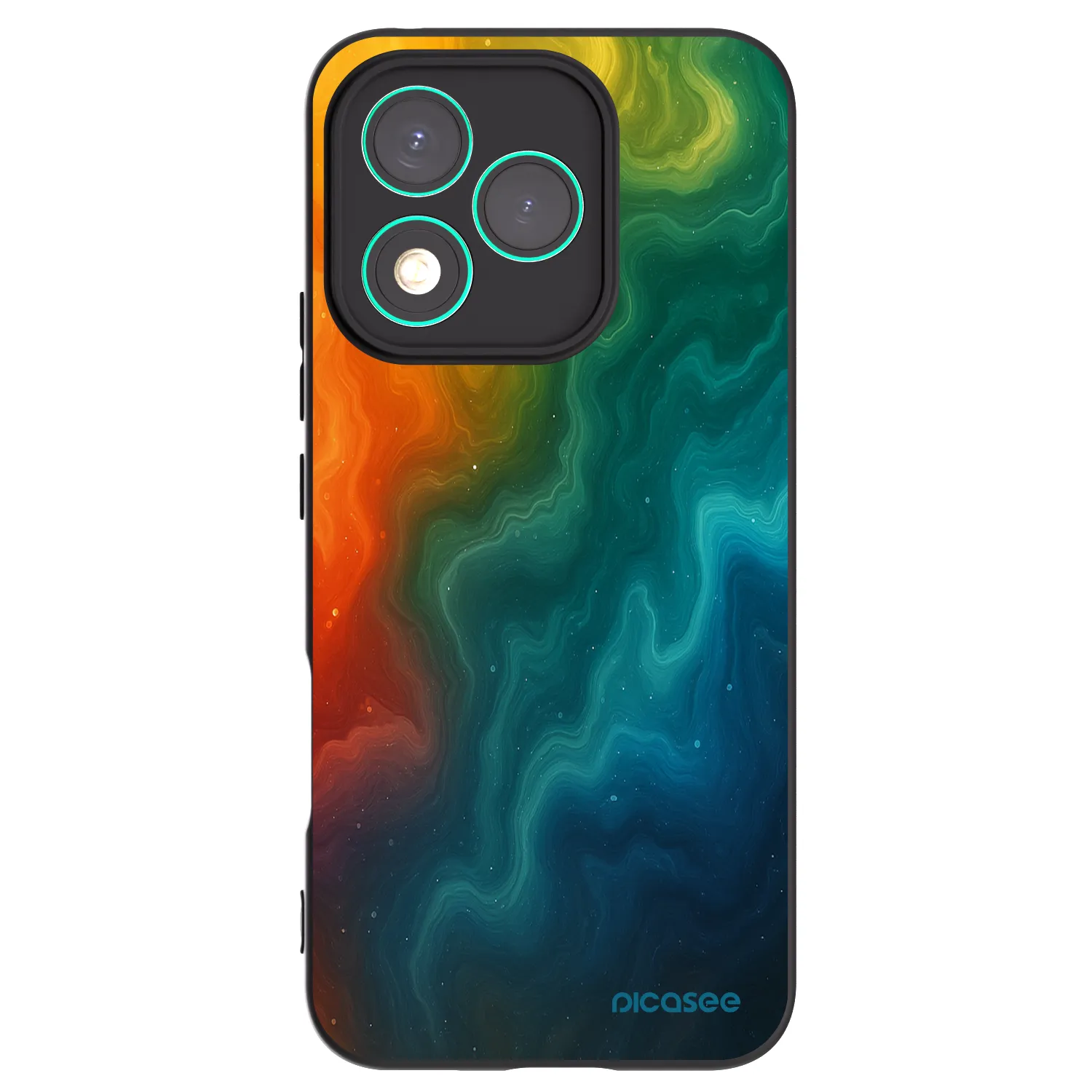 Picasee silikonový černý obal pro Honor 400 Lite 5G - Solar