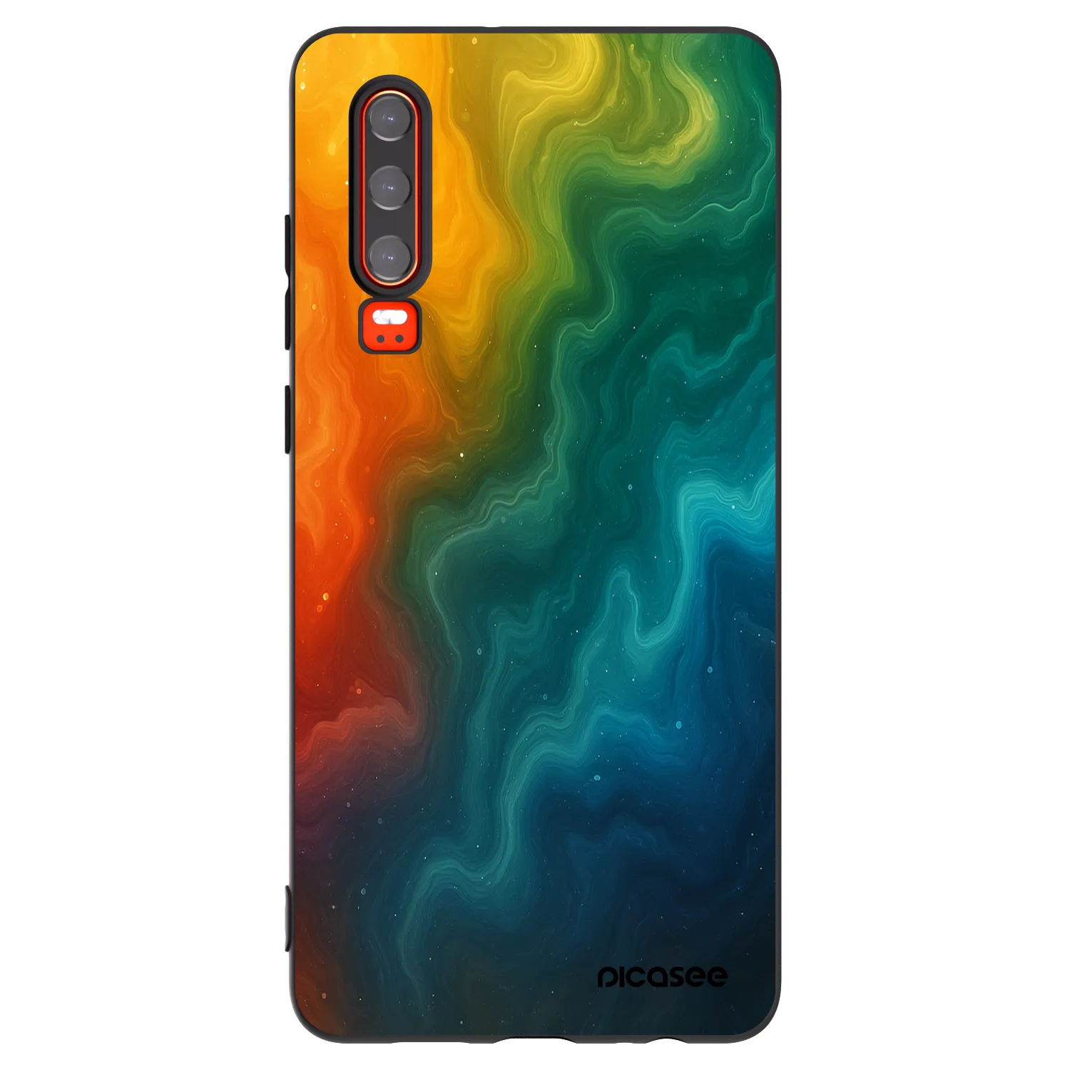 Picasee silikonový černý obal pro Huawei P30 - Solar