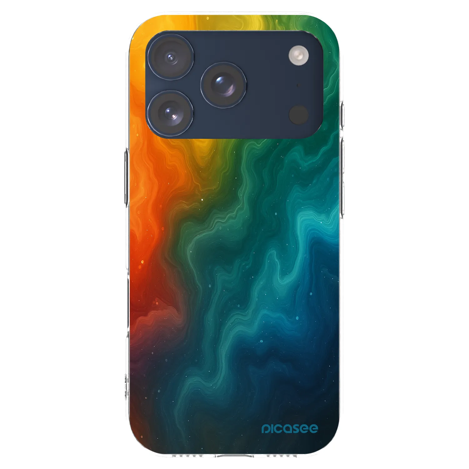Picasee silikonový průhledný obal pro Apple iPhone 17 Pro - Solar