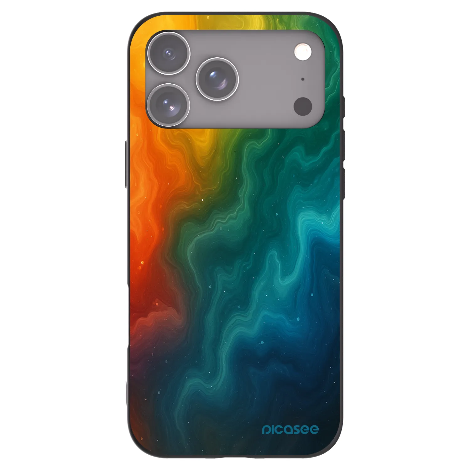Picasee silikonový černý obal pro Apple iPhone 17 Pro Max - Solar