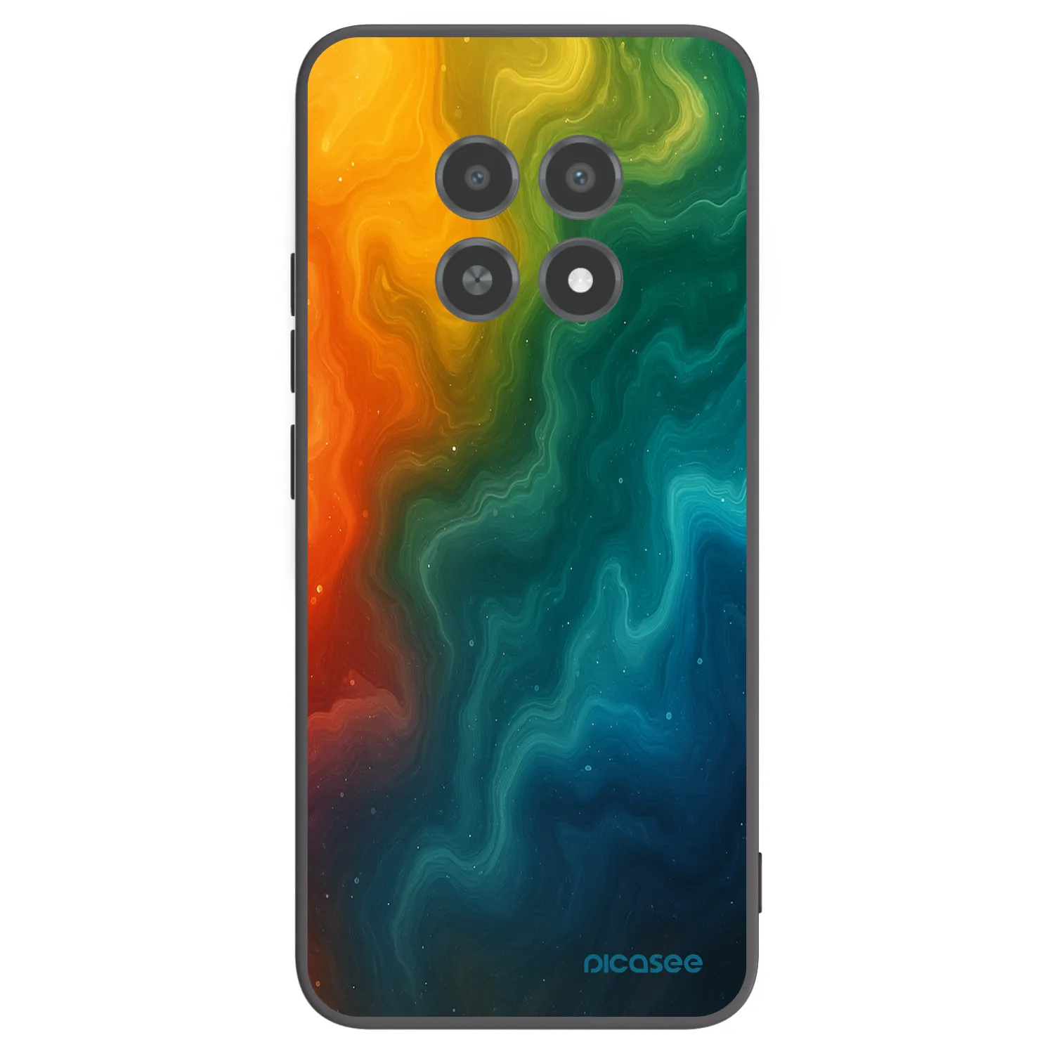 Picasee silikonový černý obal pro Realme 12X - Solar