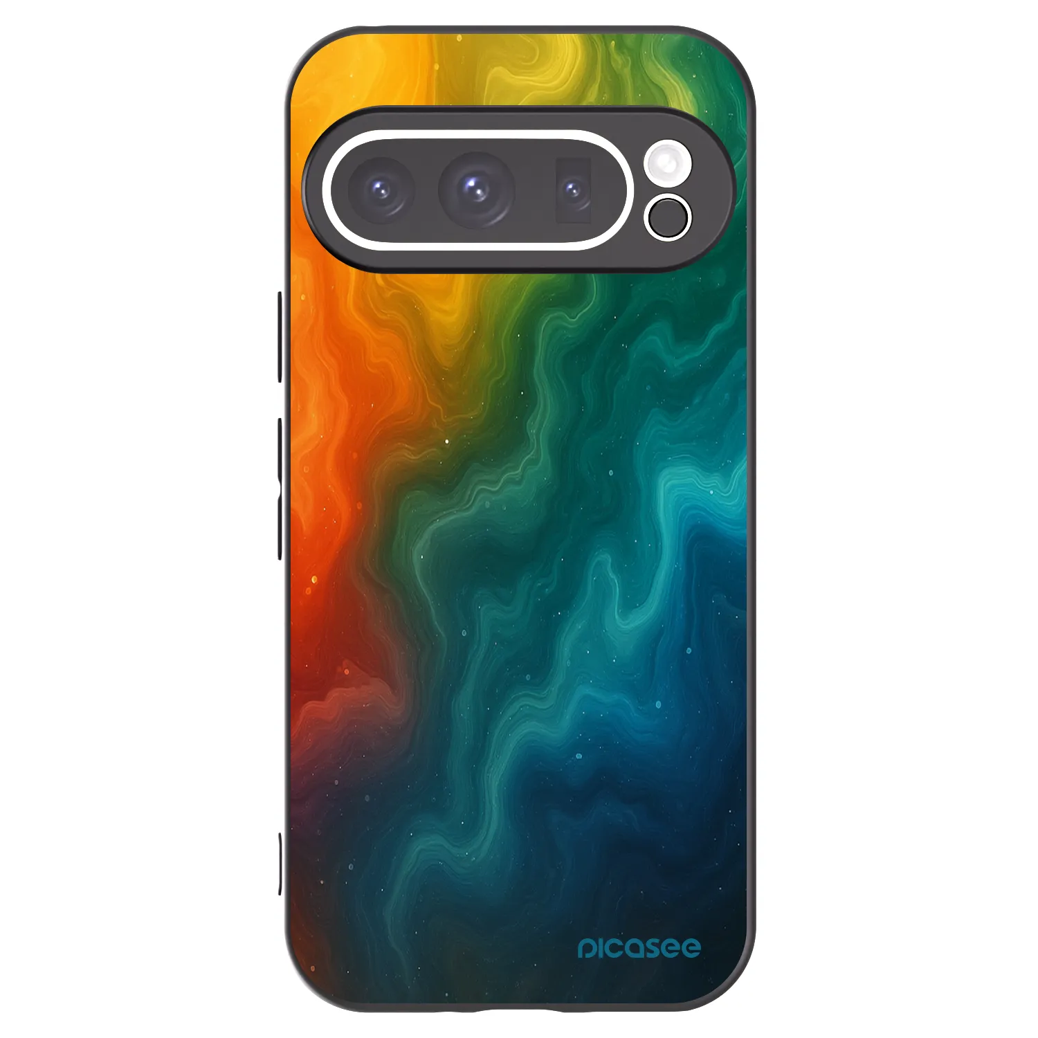 Picasee silikonový černý obal pro Google Pixel 9 Pro XL - Solar