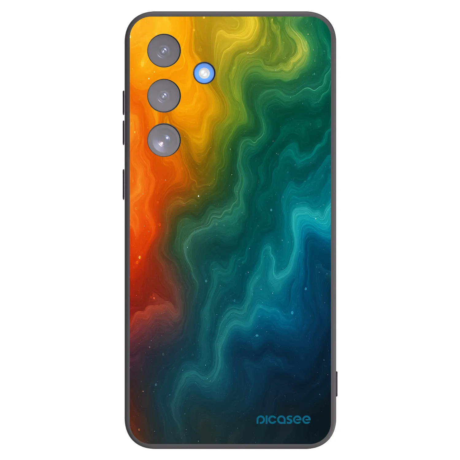 Picasee silikonový černý obal pro Samsung Galaxy S25 FE 5G - Solar