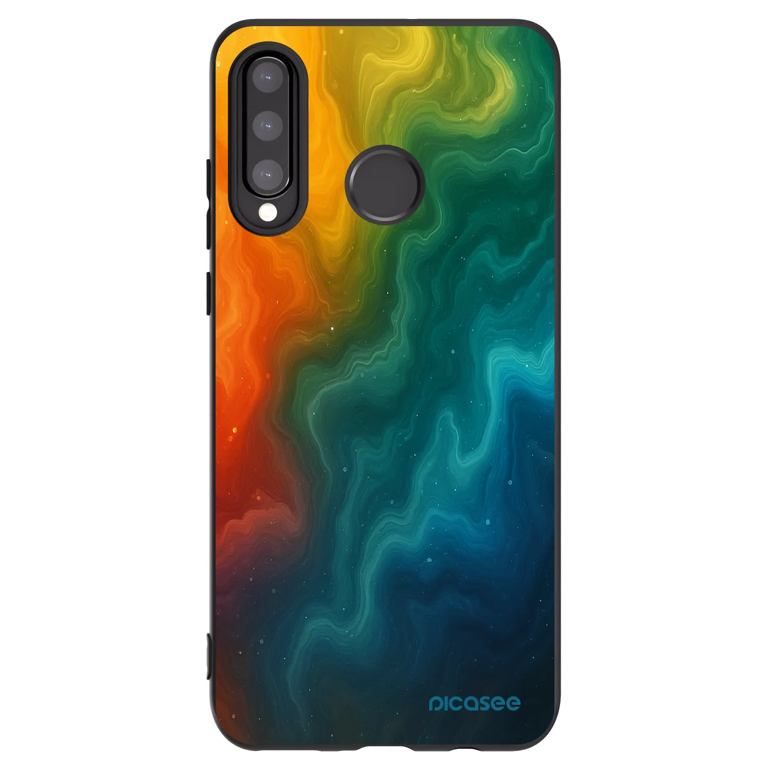 Picasee silikonový černý obal pro Huawei P30 Lite - Solar