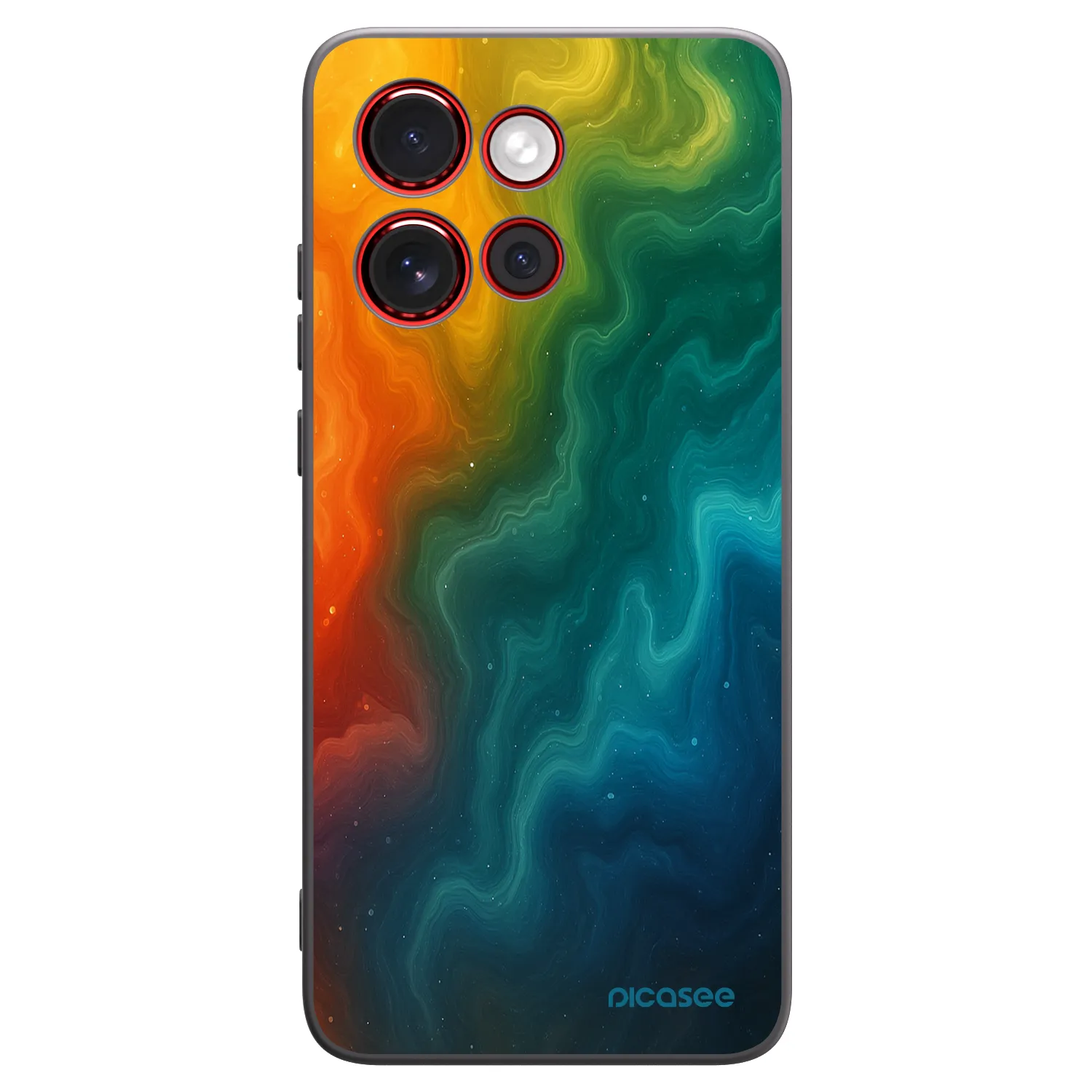 Picasee silikonový černý obal pro Motorola Edge 60 Neo 5G - Solar