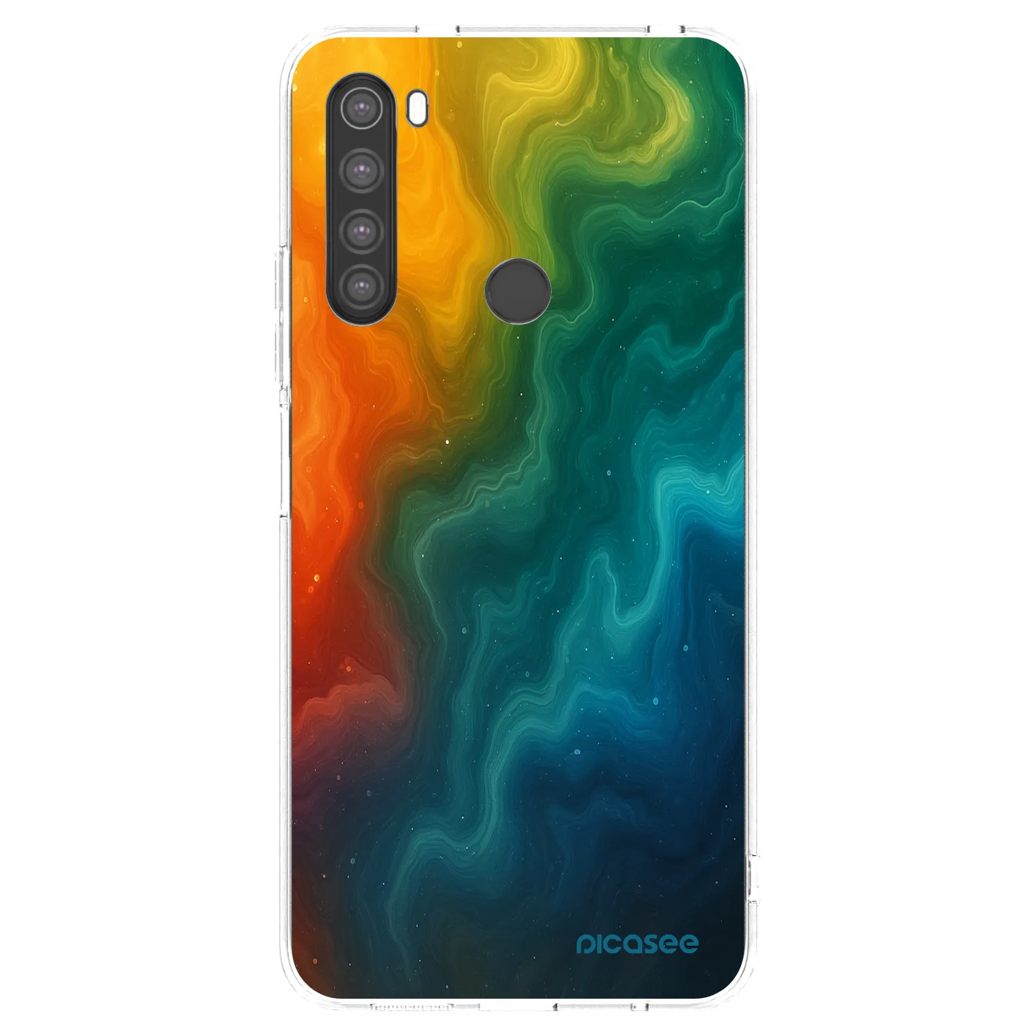 Picasee silikonový průhledný obal pro Xiaomi Redmi Note 8 - Solar