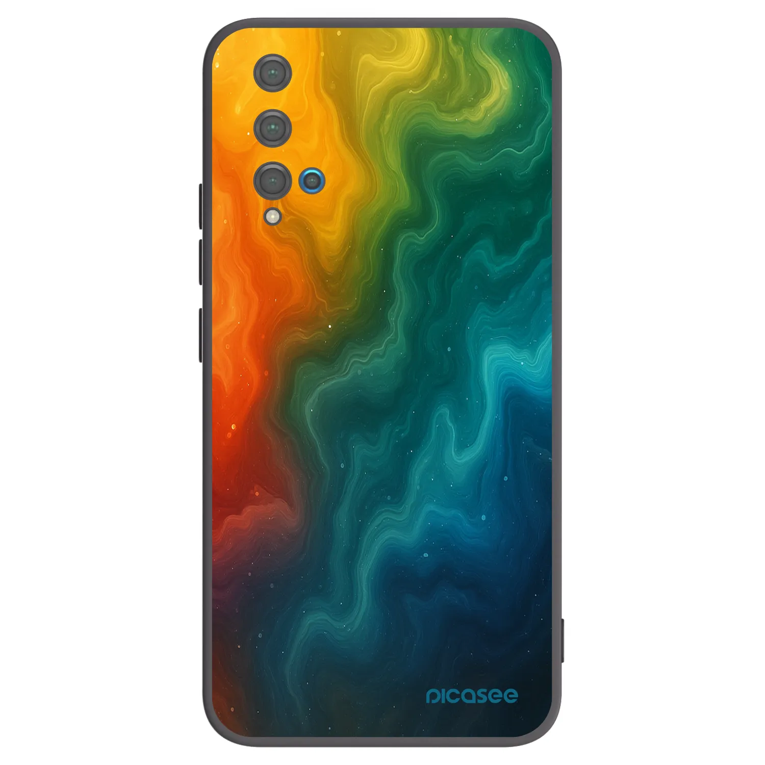Picasee silikonový černý obal pro Huawei Nova 5T - Solar