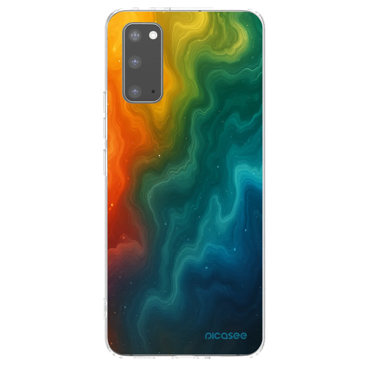 Picasee silikonový průhledný obal pro Samsung Galaxy S20 G980F - Solar