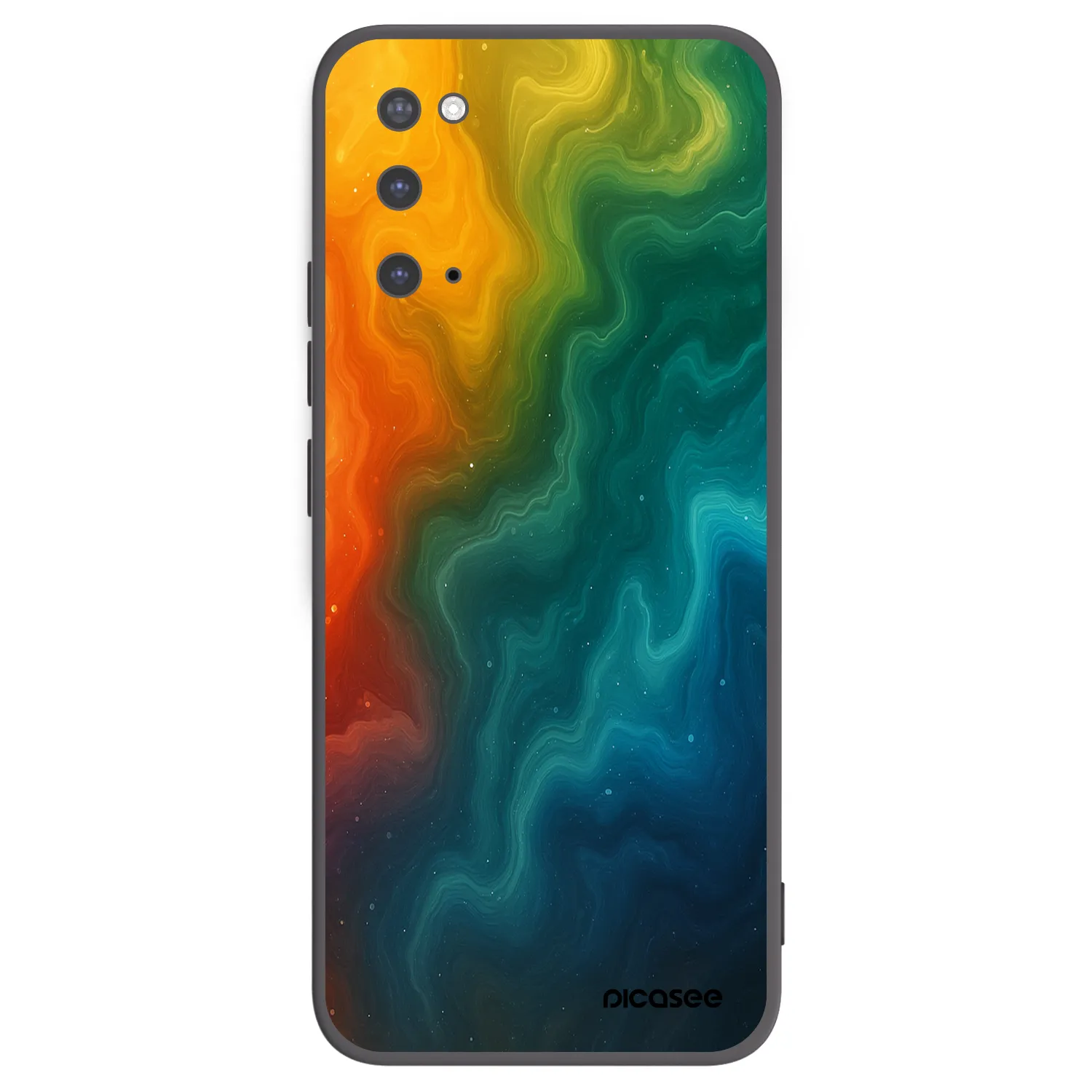 Picasee silikonový černý obal pro Samsung Galaxy S20 G980F - Solar