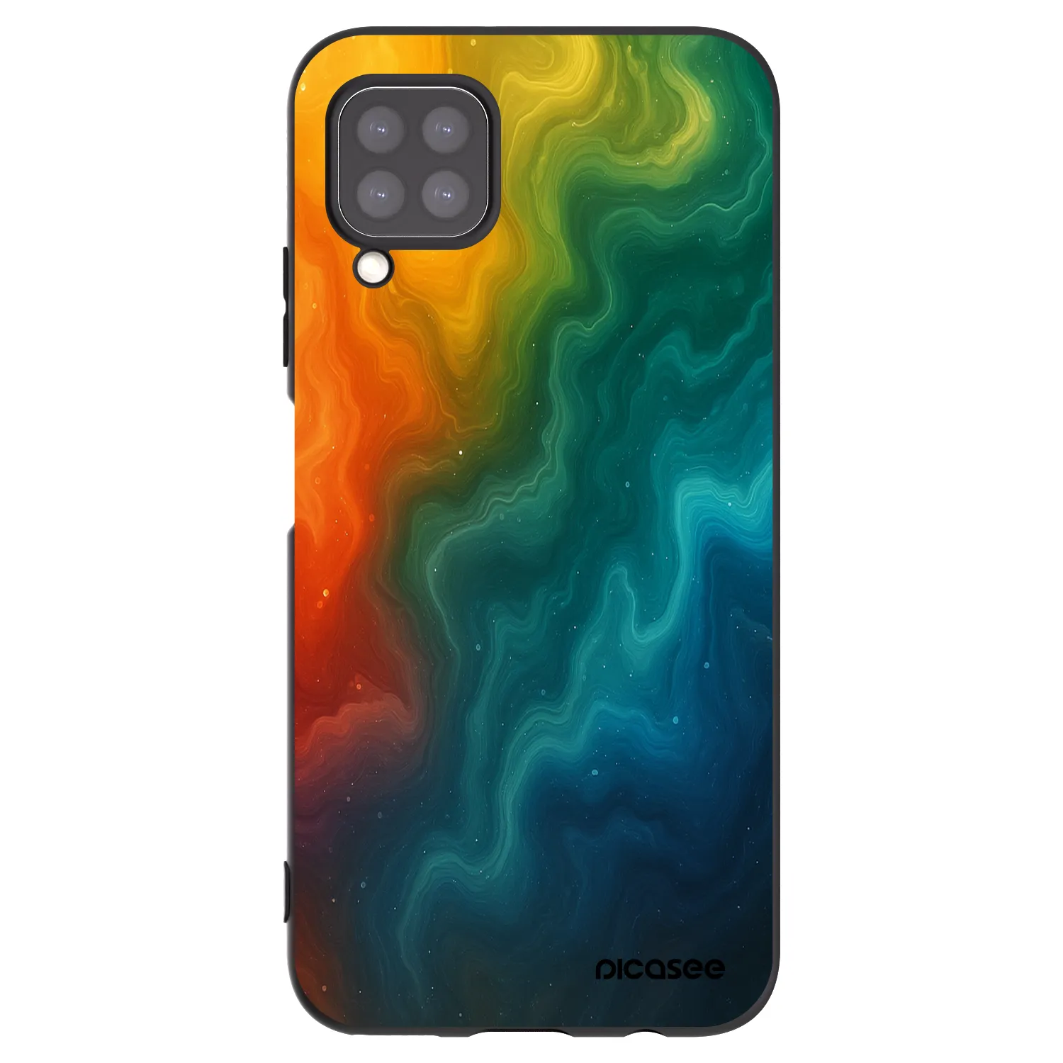 Picasee silikonový černý obal pro Huawei P40 Lite - Solar
