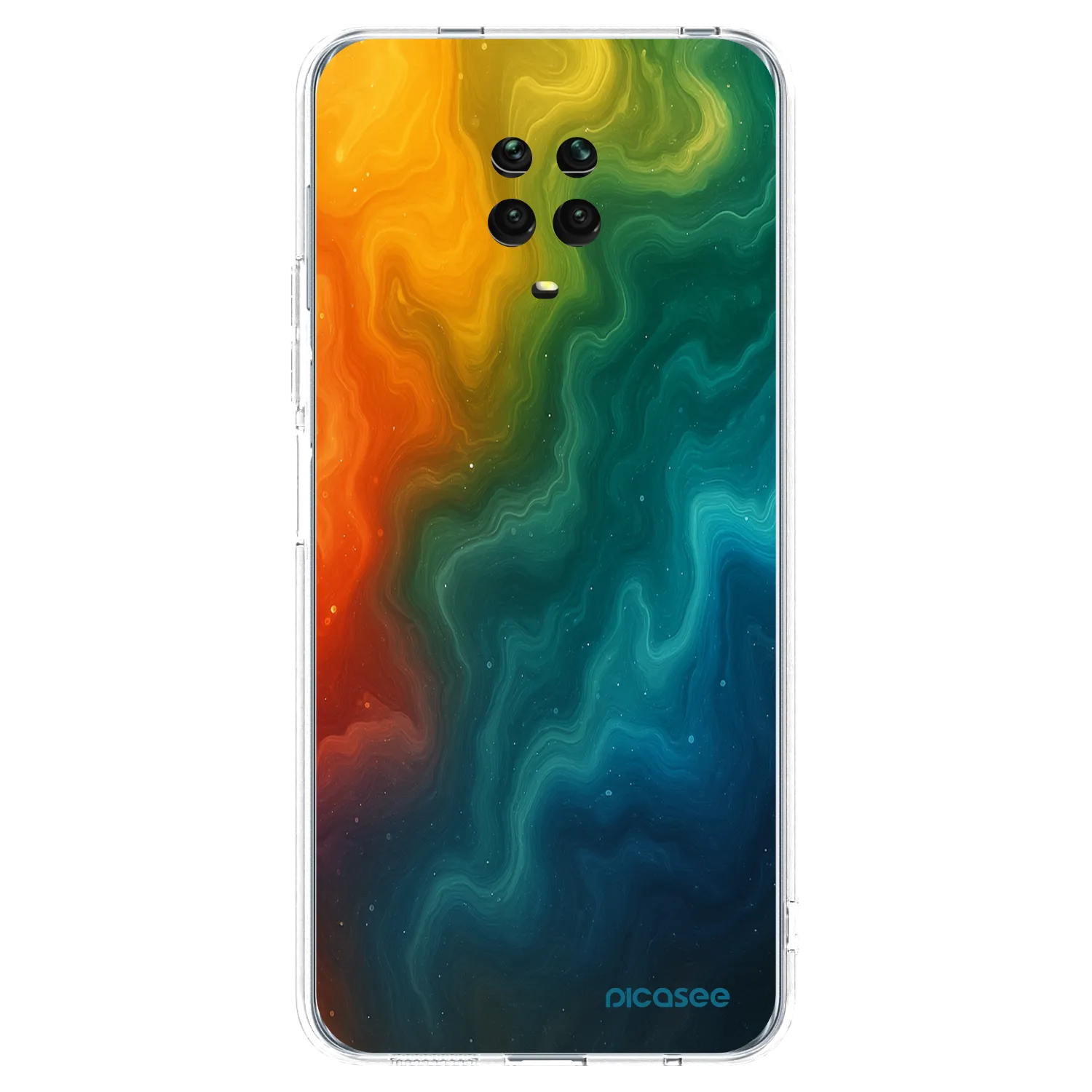 Picasee silikonový průhledný obal pro Xiaomi Redmi Note 9 Pro - Solar