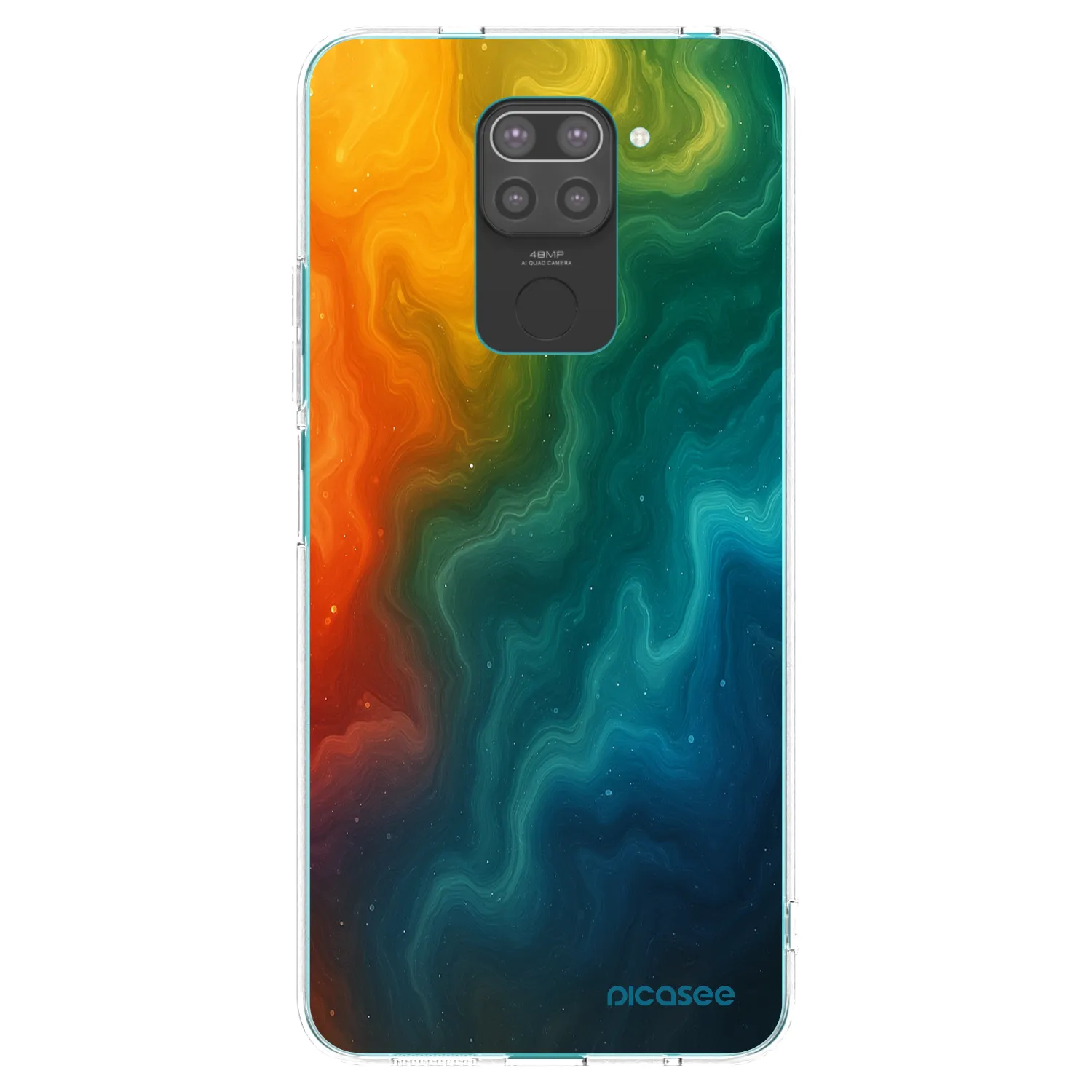 Picasee silikonový černý obal pro Xiaomi Redmi Note 9 - Solar
