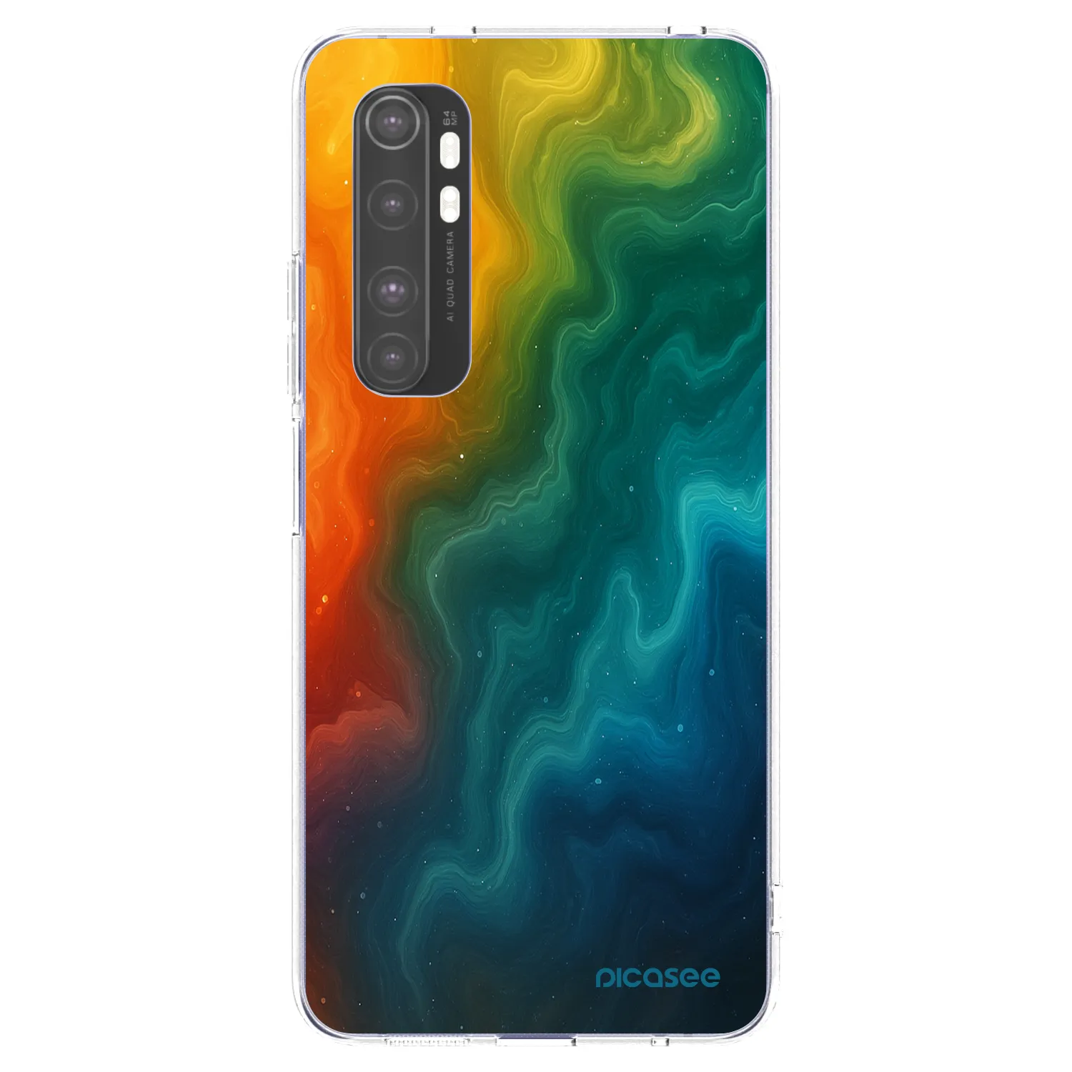 Picasee silikonový průhledný obal pro Xiaomi Mi Note 10 Lite - Solar