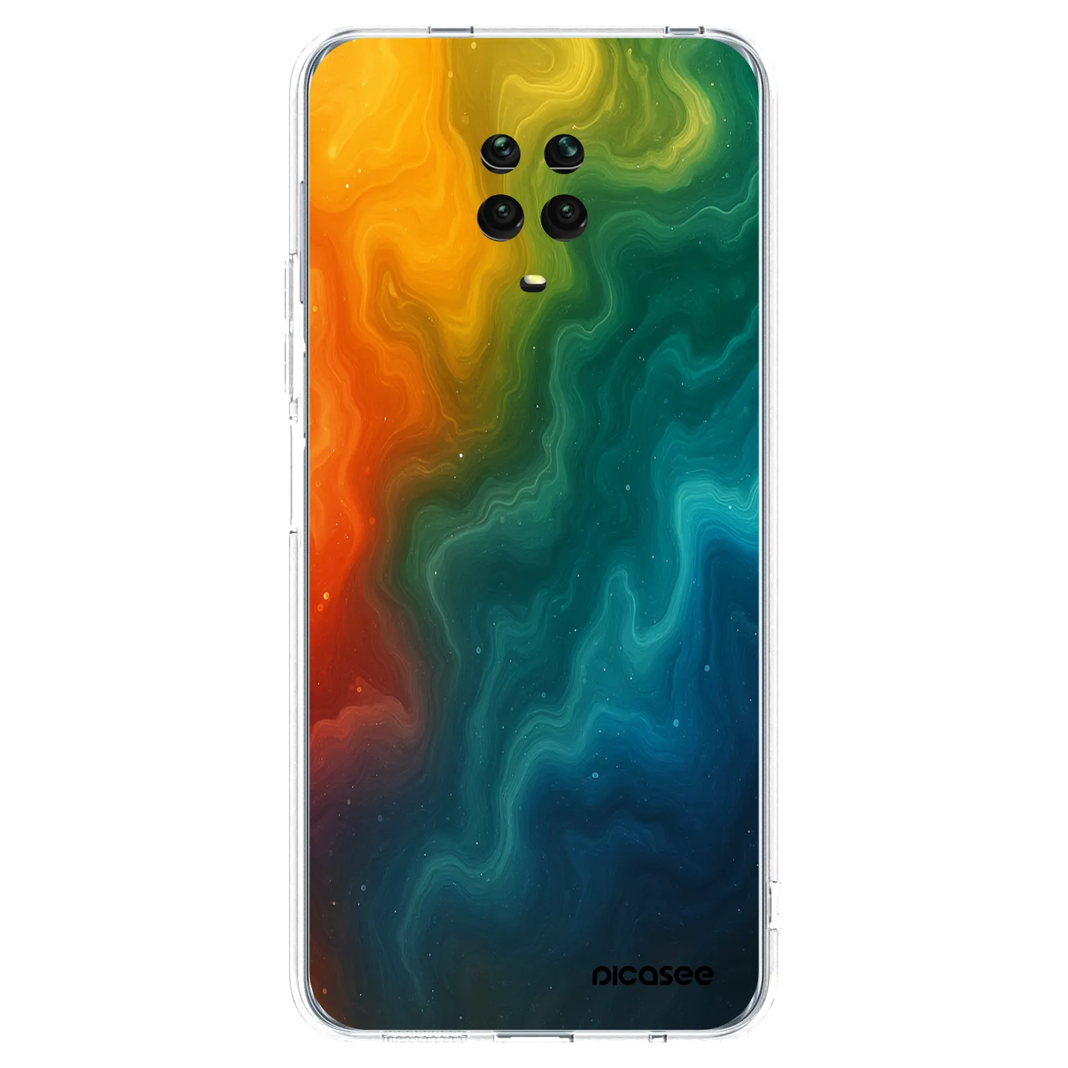 Picasee silikonový průhledný obal pro Xiaomi Redmi Note 9S - Solar