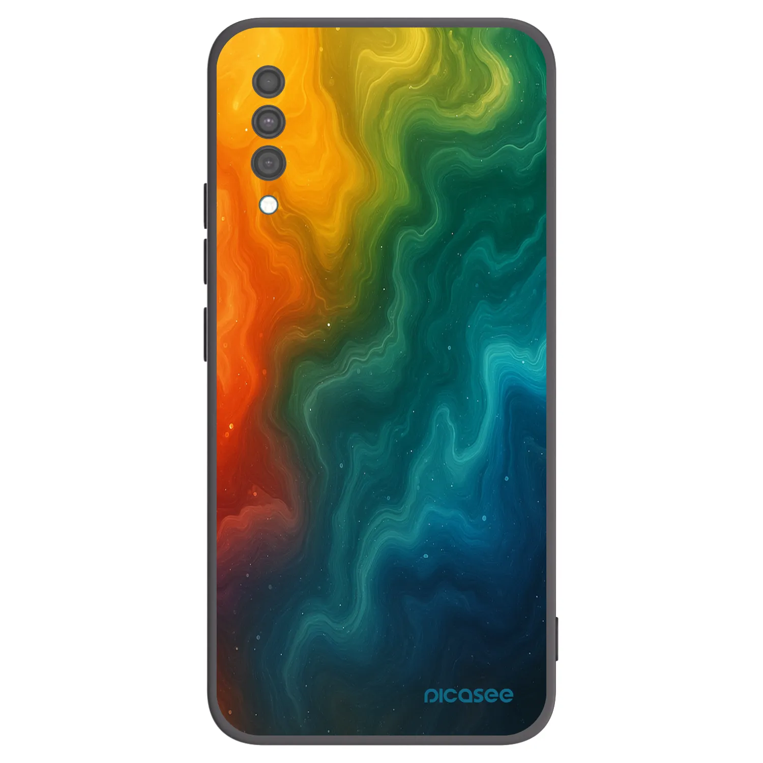 Picasee silikonový černý obal pro Samsung Galaxy A30s A307F - Solar