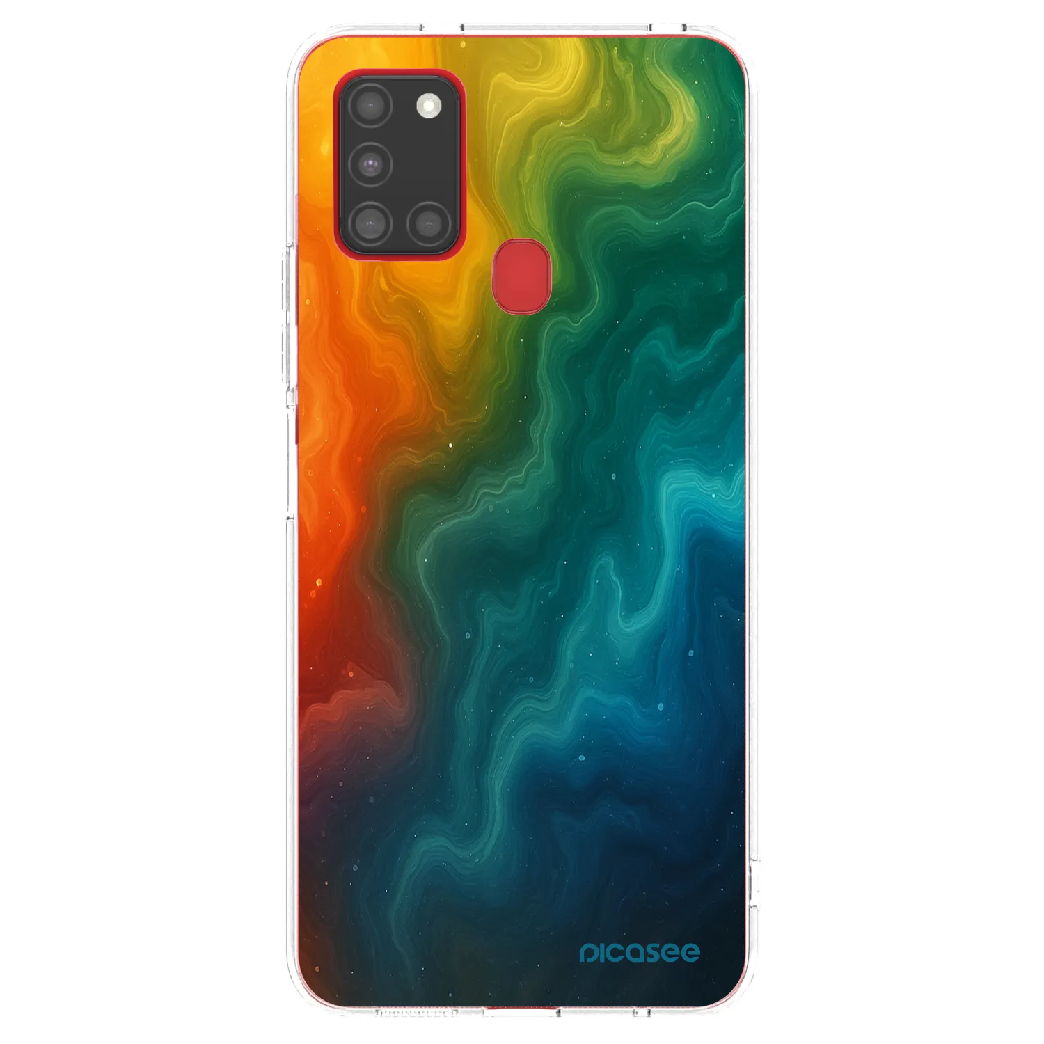 Picasee silikonový průhledný obal pro Samsung Galaxy A21s - Solar