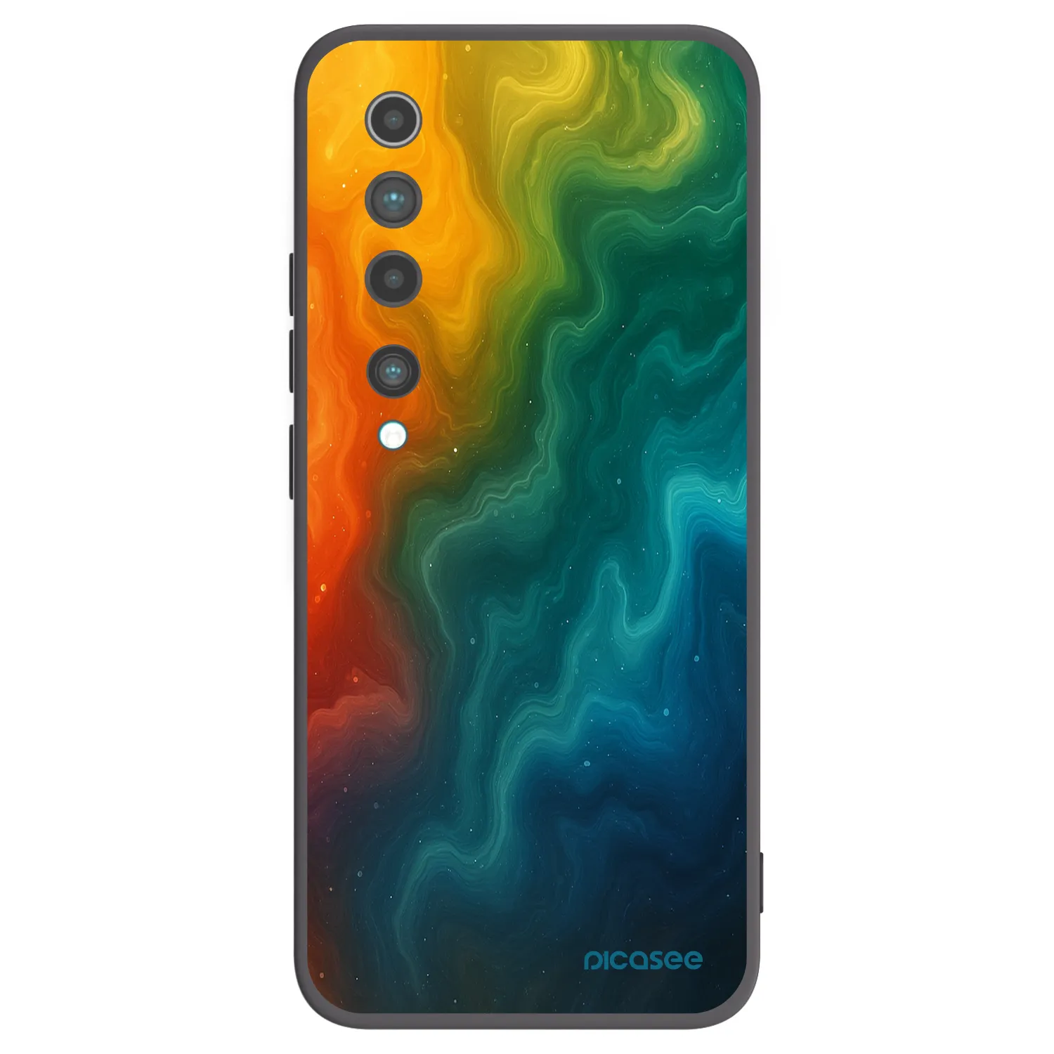 Picasee silikonový černý obal pro Xiaomi Mi 10 - Solar