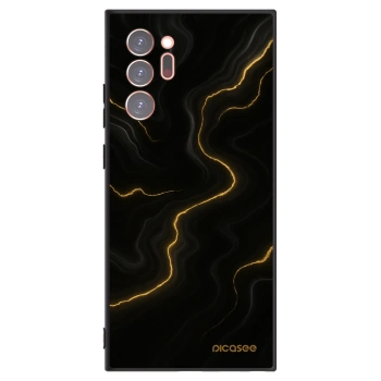 Picasee silikonový černý obal pro Samsung Galaxy Note 20 Ultra - Thunder