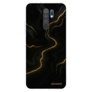 Picasee silikonový průhledný obal pro Xiaomi Redmi 9 - Thunder