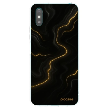 Picasee silikonový průhledný obal pro Xiaomi Redmi 9A - Thunder
