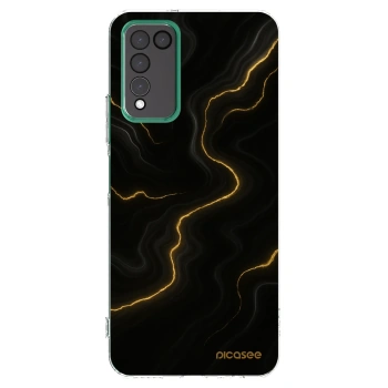 Picasee silikonový průhledný obal pro Honor 10X Lite - Thunder