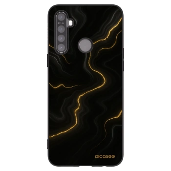 Picasee silikonový černý obal pro Realme 6i - Thunder