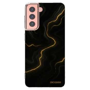 Picasee silikonový průhledný obal pro Samsung Galaxy S21 5G G991B - Thunder
