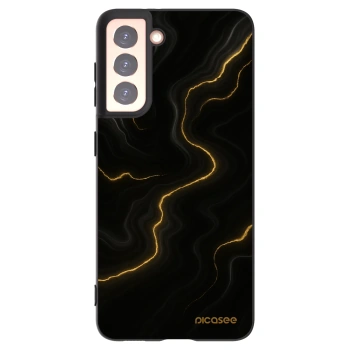 Picasee silikonový černý obal pro Samsung Galaxy S21 5G G991B - Thunder