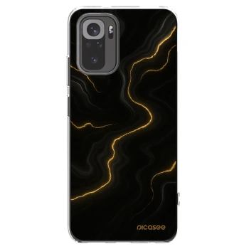 Picasee silikonový průhledný obal pro Xiaomi Redmi Note 10S - Thunder