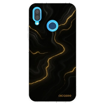Picasee silikonový průhledný obal pro Huawei P20 Lite - Thunder