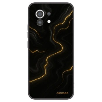 Picasee silikonový černý obal pro Xiaomi Mi 11 - Thunder