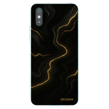 Picasee silikonový průhledný obal pro Xiaomi Redmi 9AT - Thunder