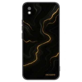 Picasee silikonový černý obal pro Xiaomi Redmi 9AT - Thunder