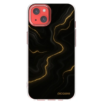 Picasee silikonový průhledný obal pro Apple iPhone 13 - Thunder