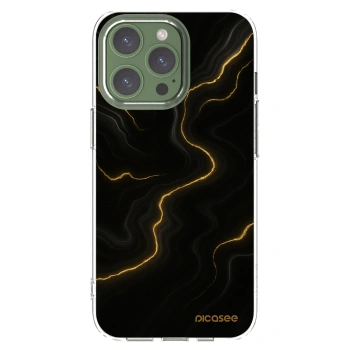 Picasee silikonový průhledný obal pro Apple iPhone 13 Pro - Thunder