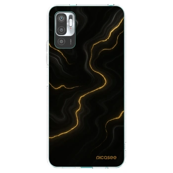 Picasee silikonový průhledný obal pro Xiaomi Redmi Note 10 5G - Thunder