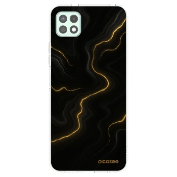 Picasee silikonový průhledný obal pro Samsung Galaxy A22 A226B 5G - Thunder