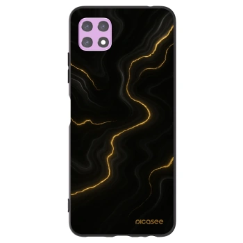 Picasee silikonový černý obal pro Samsung Galaxy A22 A226B 5G - Thunder