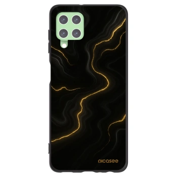 Picasee silikonový černý obal pro Samsung Galaxy A22 A225F 4G - Thunder