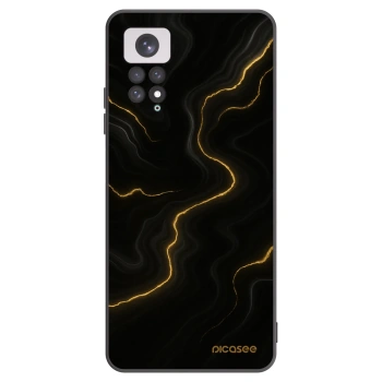 Picasee silikonový černý obal pro Xiaomi Redmi Note 11 - Thunder