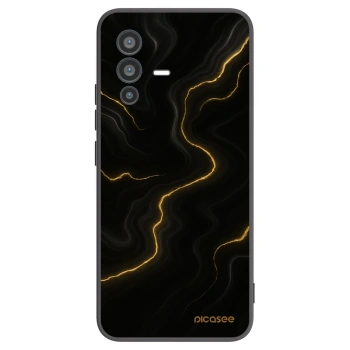 Picasee silikonový černý obal pro Vivo V23 5G - Thunder