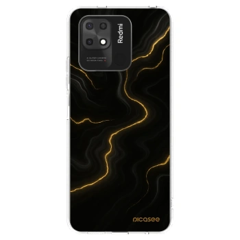 Picasee silikonový průhledný obal pro Xiaomi Redmi 10C - Thunder