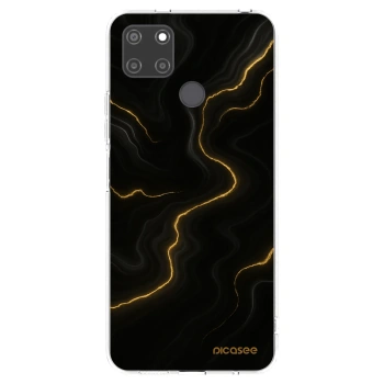 Picasee silikonový průhledný obal pro Realme C21Y - Thunder